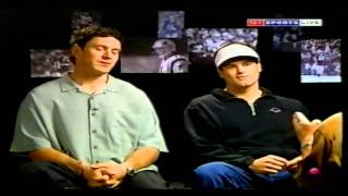 Tom Brady Interview with Bledsoe Before Super Bowl 2002 [upl. by Anairb]