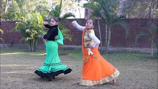 Dance on Radha Krishna New serial Raasleela song by sanvi amp Ananya [upl. by Nored600]