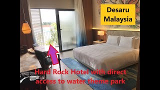 Room Tour Deluxe King Room at Hard Rock Hotel Desaru Coast Malaysia [upl. by Neille]