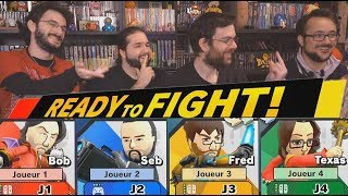 FRED SEB BENZAIE ET BOB SONT SUR UN BATEAU Super Smash Bros Ultimate [upl. by Cypro329]