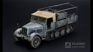 SdKfz 7 Mittlerer Zugkraftwagen 8t  172 Revell  HalfTrack Models [upl. by Inavihs]