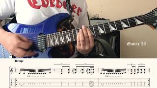 Morbid AngelGod of Emptiness Guitar Riffby Riff Lesson with Tabs [upl. by Bartram]