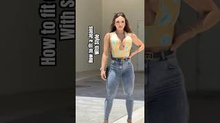 Trending style wearing tight jeans Outfits hacks fashion jeans trending [upl. by Inahteb]