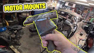 Making Mounts for a 73 POWERSTROKE Swap [upl. by Nels]