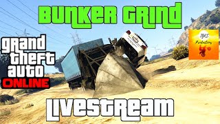 GTA Online Double Money Bunker Grinding Livestream [upl. by Ilesara]