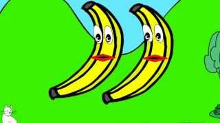 French Food song for Children Les Grandes Bananes [upl. by Ytiak978]