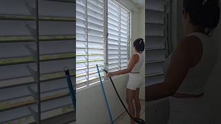 Lavar ventanas y poner cortinas cleaningmotivation home interiordesign [upl. by Knepper332]