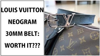 LOUIS VUITTON NEOGRAM BELT  WEAR AND TEAR REVIEW [upl. by Annat]