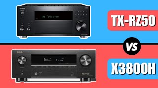 Onkyo TXRZ50 vs Denon X3800H  Which One is Better [upl. by Ramu901]