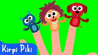 Parmak Ailesi  Finger Family Song  Kirpi Piki  Kirpi Piki Kids Songs [upl. by Adnic]