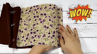 Most Easiest Method To Make An Awesome Handbag  DIY Handbag [upl. by Azeret]