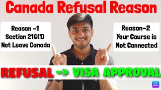 Process After Refusal  Canada Refusal 2161  Canada Study Visa Refusal  Romil vee vlogs [upl. by Pallaten34]