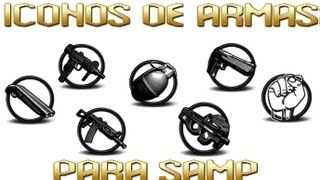 Cambiar iconos de armas GTA San Andreas SAMP [upl. by Thanasi]