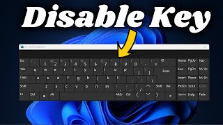 How to Disable Any Key On Keyboard on Windows 11 and 10 [upl. by Francois274]