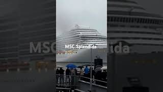 MSC Splendida seen before boarding Superspeed 1 [upl. by Amato]