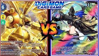 Yellow Hybrid vs BeelStarmon  Digimon TCG BT8 [upl. by Eeimaj845]