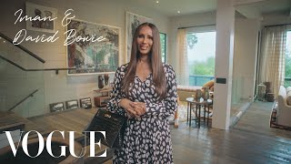 Inside Iman amp David Bowie’s Scenic Home Filled With Wonderful Objects  Vogue [upl. by Casilda]