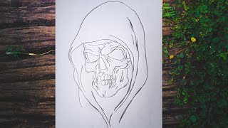 How to draw the gRIM Reaper \ Tattoo drawing tutorial [upl. by Uzia]