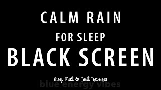 Healing of Stress to SLEEP Instantly with rain Sounds for Sleeping BLACK SCREEN [upl. by Havens991]