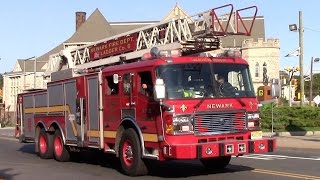 Newark Fire Department Ladder 5 Responding 81416 [upl. by Arundell]