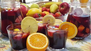 SANGRIA ESPAÑOLA receta facil y a mi manera ¡DESCUBRELA [upl. by Justina499]