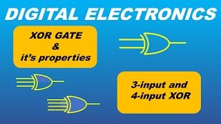 XOR GATE amp IT’S PROPERTIES [upl. by Samoht]