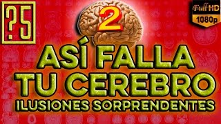 Te reto Voy a hacer fallar tu cerebro II ¿Es confiable Ilusiones ópticas sorprendentes [upl. by Nart]