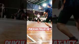 Pukulan Netting Badminton dropshot netting luckyshot badmintonlovers viralvideo shorts [upl. by Aennaej176]