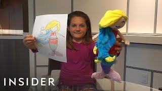 Company Turns Kids’ Drawings Into Stuffed Plush Toys [upl. by Mccoy]