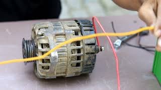 How Connection 2 wire Alternator  Alternator Magnetic Field Wiring [upl. by Mihcaoj100]