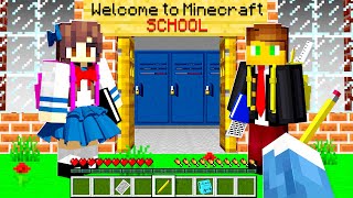 I JOINED A MINECRAFT SCHOOL SERVER [upl. by Eliathan]