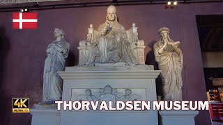 Explore Thorvaldsen Museum In Copenhagen Denmark 4K 60FPS [upl. by Drucie]