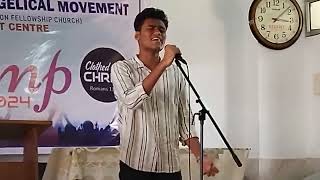 Song ISAAC TONY SFC Ankleshwar CEM Camp Gujarat Center Sharon Fellowship Church [upl. by Anelliw872]