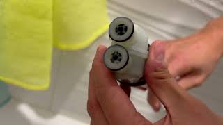 How to replace Hansgrohe shower cartridge delta cartridge [upl. by Pelpel]