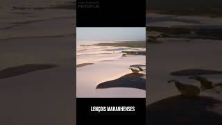 LENÇOIS MARANHENSES Brasil belezas naturais shorts [upl. by Yremogtnom]