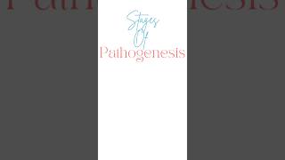 Stages Of Pathogenesis 🦠pathology pathogenesis nursingstudent biology medical hospital [upl. by Levona]