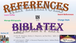 Learn LaTeX  How to use BibLaTeX for reference management  Tutorial 7 [upl. by Lauralee]