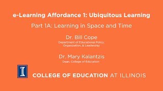 eLearning Affordance 1a Ubiquitous Learning [upl. by Asela12]