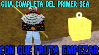 GUIA PARA EL PRIMER SEA COMO EMPEZAR EN BLOX FRUITS 1  DARKO GAMES [upl. by Llechtim]