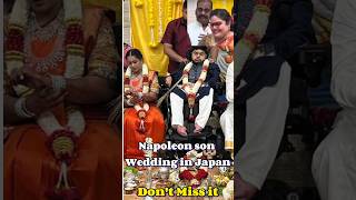 Napoleon Son Dhanoosh Wedding in Japan 💑 wedding nepoleon dhanush japan handicappedlifestyle [upl. by Lorac]