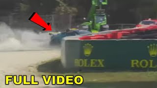 Bernd Maylander Crash Video  F1 Safety Car Crash into Barriers at Monza  Bernd Mayländer Accident [upl. by Aleb]