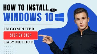 How to install Windows 10 From USB  Easy Window Installation  install Windows In HindiUrdu 2024 [upl. by Nytsua]