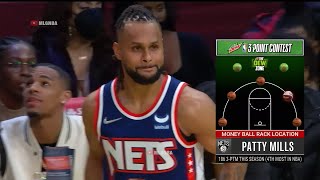 Patty Mills 1st Round  2022 NBA 3 Point Contest [upl. by Kimberly]