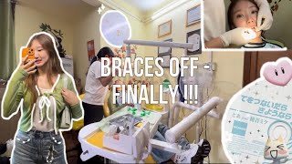 FINALLY GETTING MY BRACES OFF AFTER 5 YEARS  VLOG [upl. by Brenda]