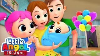 ¡Bienvenido Nuevo Hermanito Canción del nuevo Bebé  Canciones Infantiles  Little Angel Español [upl. by Ytissac514]