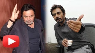 Watch Rishi Kapoor Lose His Temper On Nawazuddin Siddiqui  MUST WATCH [upl. by Anauj]