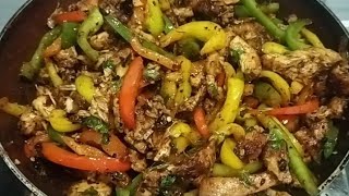 Chicken fajita recipe  baccha ek bar khaye ge bar bar mange ge chicken fajita  Aminas kitchen [upl. by Onil]