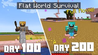 I Survived 200 Days on a Flat World with Nothing but a Bonus Chest… Again FULL MOVIE [upl. by Fowler]