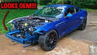 Rebuilding A Wrecked 2017 Mustang GT Part 8 [upl. by Noak49]