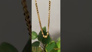 Beautiful 22 karat gold Mangal Sutra Black bead goldjewellerydesignsforwomen [upl. by Liva]